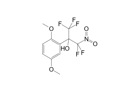 2-(2,5-Dimethoxy-phenyl)-1,1,1,3,3-pentafluoro-3-nitro-propan-2-ol