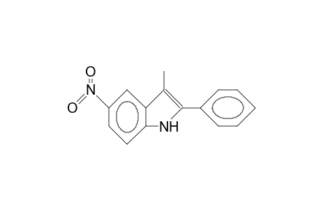 3-Methyl-5-nitro-2-phenyl-1H-indole