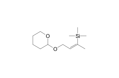Silane, trimethyl[1-methyl-3-[(tetrahydro-2H-pyran-2-yl)oxy]-1-propenyl]-, (Z)-