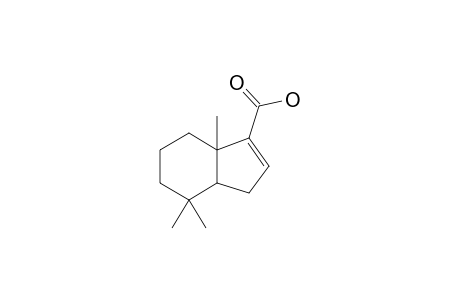 4,4,7A-Trimethyl-3A,5,6,7-tetrahydro-3H-indene-1-carboxylic acid