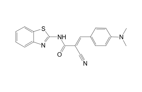 [4"-(N,N-Dimethylamino)phenyl]-N-(2'-benzothiazolyl)-2-cyano-2-propenamide