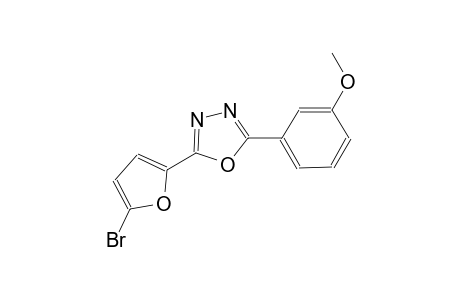 2-(5-bromo-2-furyl)-5-(3-methoxyphenyl)-1,3,4-oxadiazole