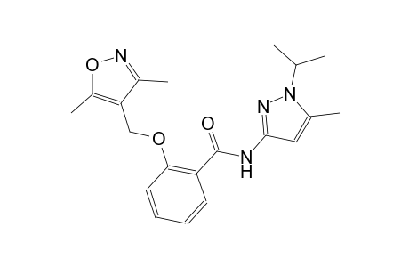 benzamide, 2-[(3,5-dimethyl-4-isoxazolyl)methoxy]-N-[5-methyl-1-(1-methylethyl)-1H-pyrazol-3-yl]-