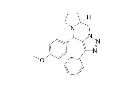 (4S,8aS)-4-(4-methoxyphenyl)-3-phenyl-4,6,7,8,8a,9-hexahydropyrrolo[1,2-a][1,2,3]triazolo[1,5-d]pyrazine