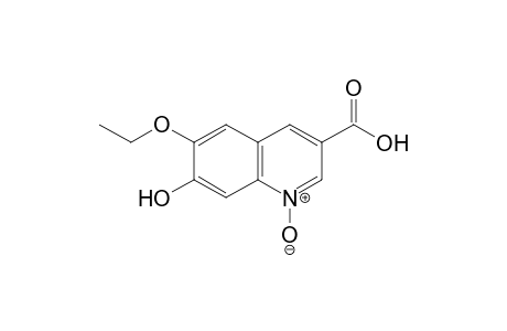 6-ethoxy-7-hydroxy-3-quinolinecarboxylic acid, 1-oxide
