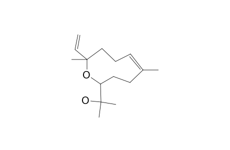 NEROPLOMACROL;3,10-EPOXY-3,7,11-TRIMETHYLDODECA-1,6-DIEN-11-OL