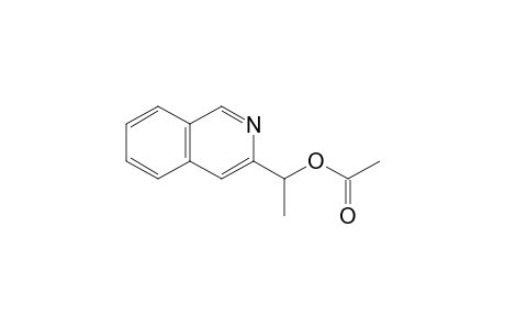 (+-)-Acetic acid 1-(isoquinolin-3-yl)ethyl ester