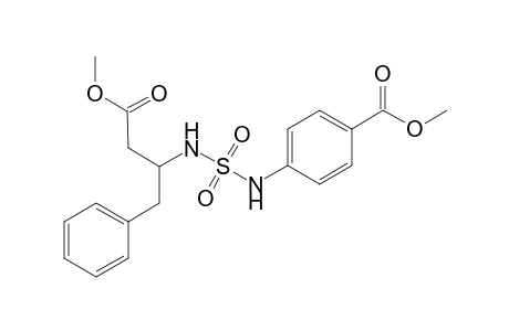 Methyl 4-[[[(1'-Methoxycarbonyl)-3'-(phenylpropyl)]amino}sulfonyl]amino}benzene-1-carboxylate