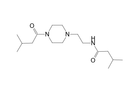 3-methyl-N-{2-[4-(3-methylbutanoyl)-1-piperazinyl]ethyl}butanamide