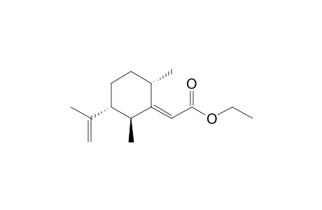 Ethyl [(E,2S,3R,6S)-2,6-dimethyl-3-isopropenylcyclohexylidene]acetate