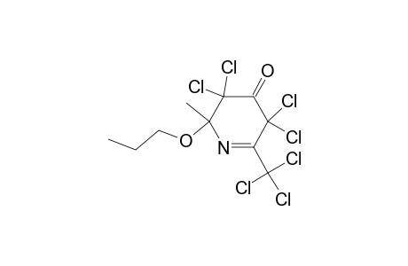 3,3,5,5-Tetrachloro-2-methyl-6-trichloromethyl-2-n-propoxy-4-pyridone