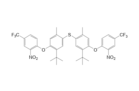 BIS{5-tert-BUTYL-4-[(2-NITRO-alpha,alpha,alpha-TRIFLUORO-p-TOLYL)OXY]-o-TOLYL}SULFIDE