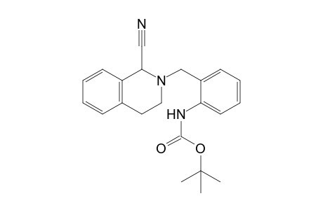 2-(2-tert-Butoxycarbonylaminobenzyl)-1,2,3,4-tetrahydroisoquinoline-1-carbonitrile