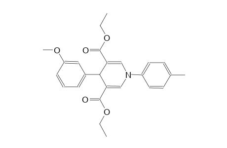 3,5-pyridinedicarboxylic acid, 1,4-dihydro-4-(3-methoxyphenyl)-1-(4-methylphenyl)-, diethyl ester
