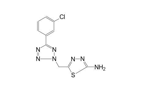 1,3,4-thiadiazol-2-amine, 5-[[5-(3-chlorophenyl)-2H-tetrazol-2-yl]methyl]-