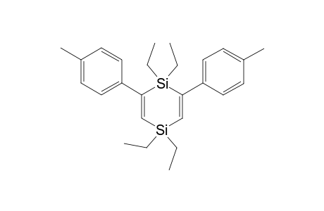 1,1,4,4-tetraethyl-2,6-di-p-tolyl-1,4-dihydro-1,4-disiline