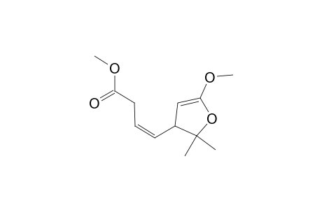 5-Methoxy-3-(2-z-methoxycarbonyl-1-propenyl)-2,2-dimethyl-2,3-dihydrofuran