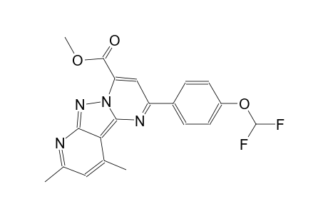 pyrido[2',3':3,4]pyrazolo[1,5-a]pyrimidine-4-carboxylic acid, 2-[4-(difluoromethoxy)phenyl]-8,10-dimethyl-, methyl ester