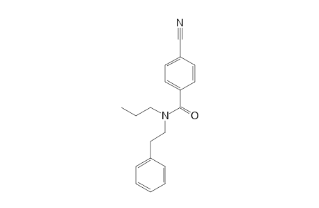 Benzamide, 4-cyano-N-(2-phenylethyl)-N-propyl-