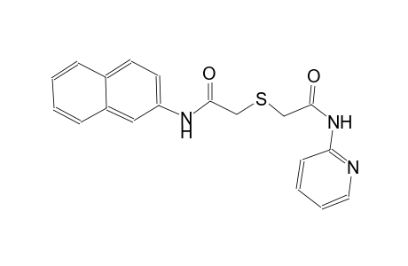 2-(Naphthalen-2-ylcarbamoylmethylsulfanyl)-N-pyridin-2-yl-acetamide