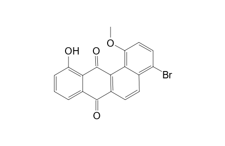 4-Bromo-11-hydroxy-1-methoxybenz[a]anthracene-7,12-dione