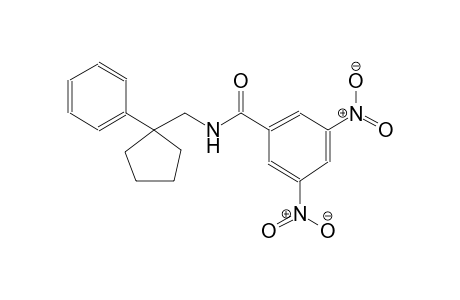 3,5-dinitro-N-[(1-phenylcyclopentyl)methyl]benzamide