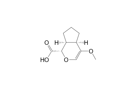 Cyclopenta[c]pyran-4-carboxylic acid, 1,4a,5,6,7,7a-hexahydro-1-methoxy-, (1.alpha.,4a.alpha.,7a.alpha.)-(.+-.)-