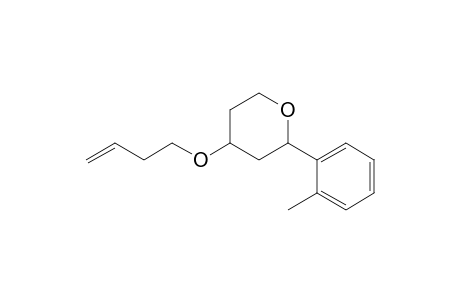 2-(2-Methylphenyl)-4-(3-butenoxy)tetrahydropyran