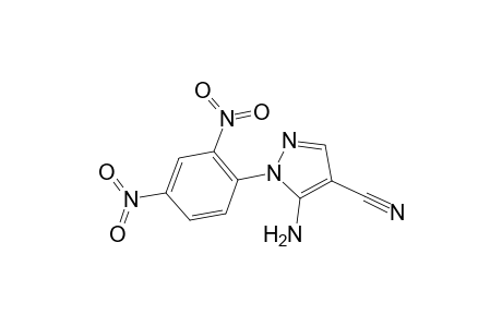 5-Amino-1-(2,4-dinitrophenyl)-4-pyrazolecarbonitrile