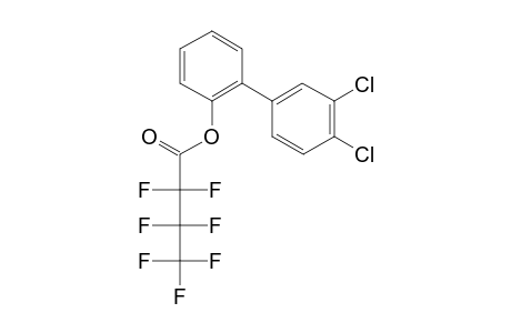 2-Hydroxy-3',4'-dichlorobiphenyl, heptafluorobutyrate