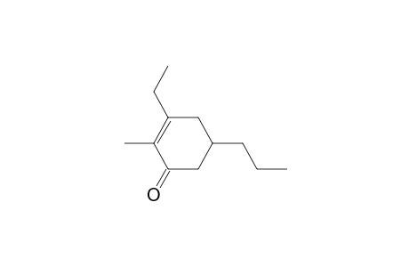 3-ethyl-2-methyl-5-n-propylcyclohex-2-en-1-one