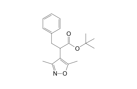 t-Butyl 2-(3',5'-dimethyl-4'-isoxazolyl)-3-phenylpropionate
