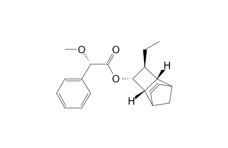 (2S*,3R*,4S*,5S*)-3-[(S)-(2'-Methoxy-2'-phenylacetoxy)]-4-ethyltricyclo[4.2.1.0(2,5)]non-7-ene