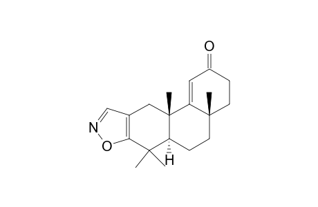 (+/-)-(4aS,8aR,10aR)-1,1,4a,8a-Tetramethyl-6-oxo-3,4,4a,6,7,8,8a,9,10,10a-decahydrophenanthreno[3,2-d]isoxazole