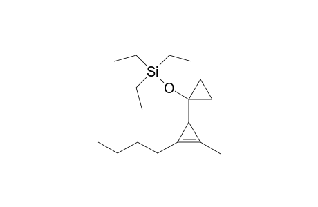 ((2'-Butyl-3'-methyl-[1,1'-bi(cyclopropan)]-2'-en-1-yl)oxy)-triethylsilane