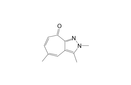 2,3,5-Trimethyl-2,8-dihydrocycloheptapyrazol-8-one