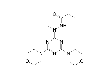 N'-(4,6-dimorpholin-4-yl-1,3,5-triazin-2-yl)-N',2-dimethyl-propanehydrazide