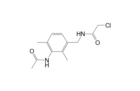 acetamide, N-[[3-(acetylamino)-2,4-dimethylphenyl]methyl]-2-chloro-
