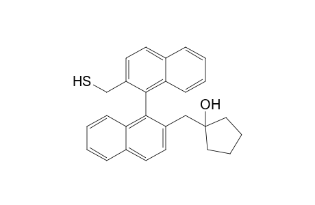 2-(1-Hydroxycyclopentylmethyl)-2'-sulphanylmethyl-1,1'-binaphthyl