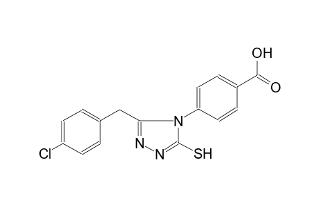 benzoic acid, 4-[3-[(4-chlorophenyl)methyl]-5-mercapto-4H-1,2,4-triazol-4-yl]-