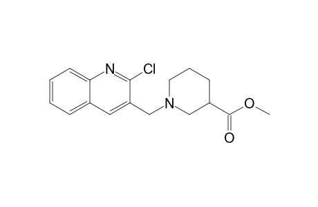 Methyl 1-[(2-Chloro-3-quinolinyl)methyl]-3-piperidinecarboxylate