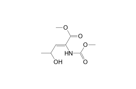 Methyl 2-[(methoxycarbonyl)amino]-4-hydroxy-2-pentenoate