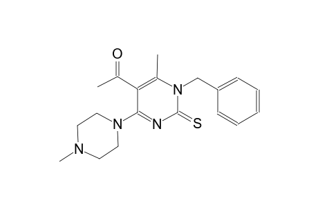 1-[1-benzyl-6-methyl-4-(4-methyl-1-piperazinyl)-2-thioxo-1,2-dihydro-5-pyrimidinyl]ethanone