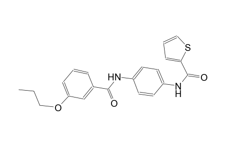N-{4-[(3-propoxybenzoyl)amino]phenyl}-2-thiophenecarboxamide