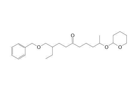 2-(Tetrahydropyran-2'-yloxy)-9-(benzyloxymethyl)undecan-6-one