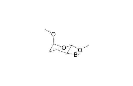 3(e)-Bromo-2(e),6(a)-dimethoxytetrahydropyran