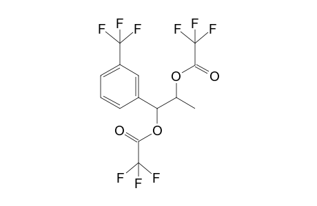 1-(3'-trifluoromethylphenyl)-1,2-bis(trifluoroacetoxy)-2-methylethane