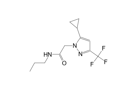 2-[5-cyclopropyl-3-(trifluoromethyl)-1H-pyrazol-1-yl]-N-propylacetamide