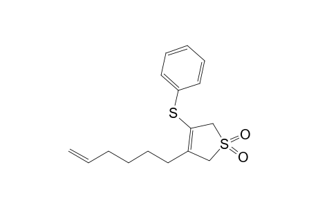 3-(5-Hexenyl)-4-(phenylthio)-3-sulfolene