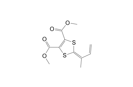 1,3-Dithiole-4,5-dicarboxylic acid, 2-(1-methyl-2-propenylidene)-, dimethyl ester